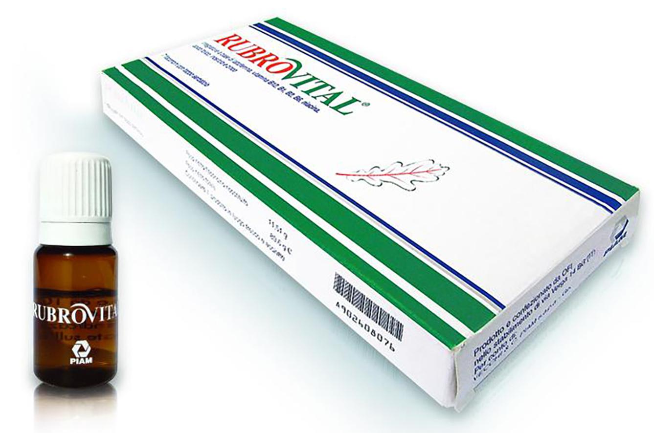 RUBROVITAL® 7 flaconcini con tappo serbatoio