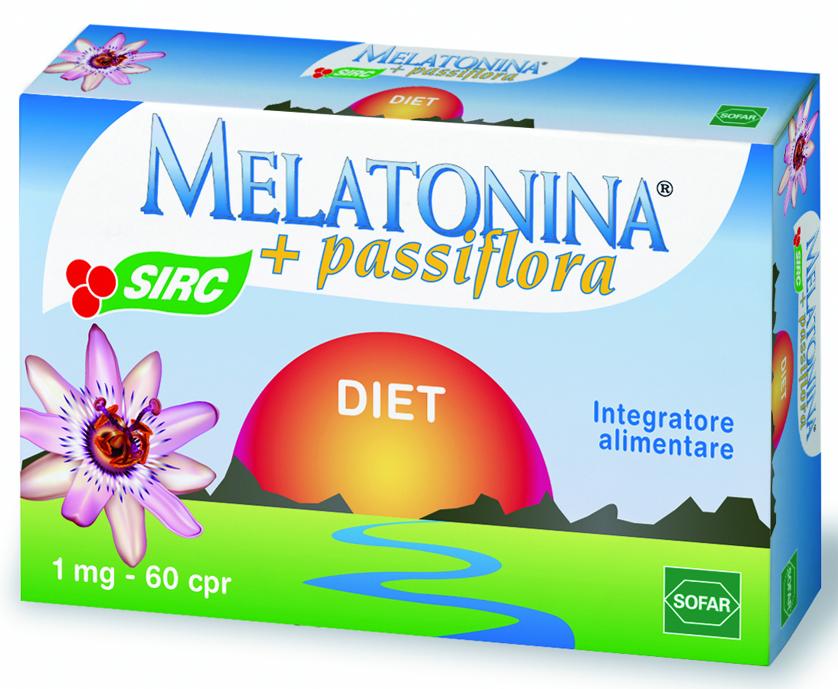 MELATONINASIRC DIET  Passiflora- 30 E 60 Cps. 