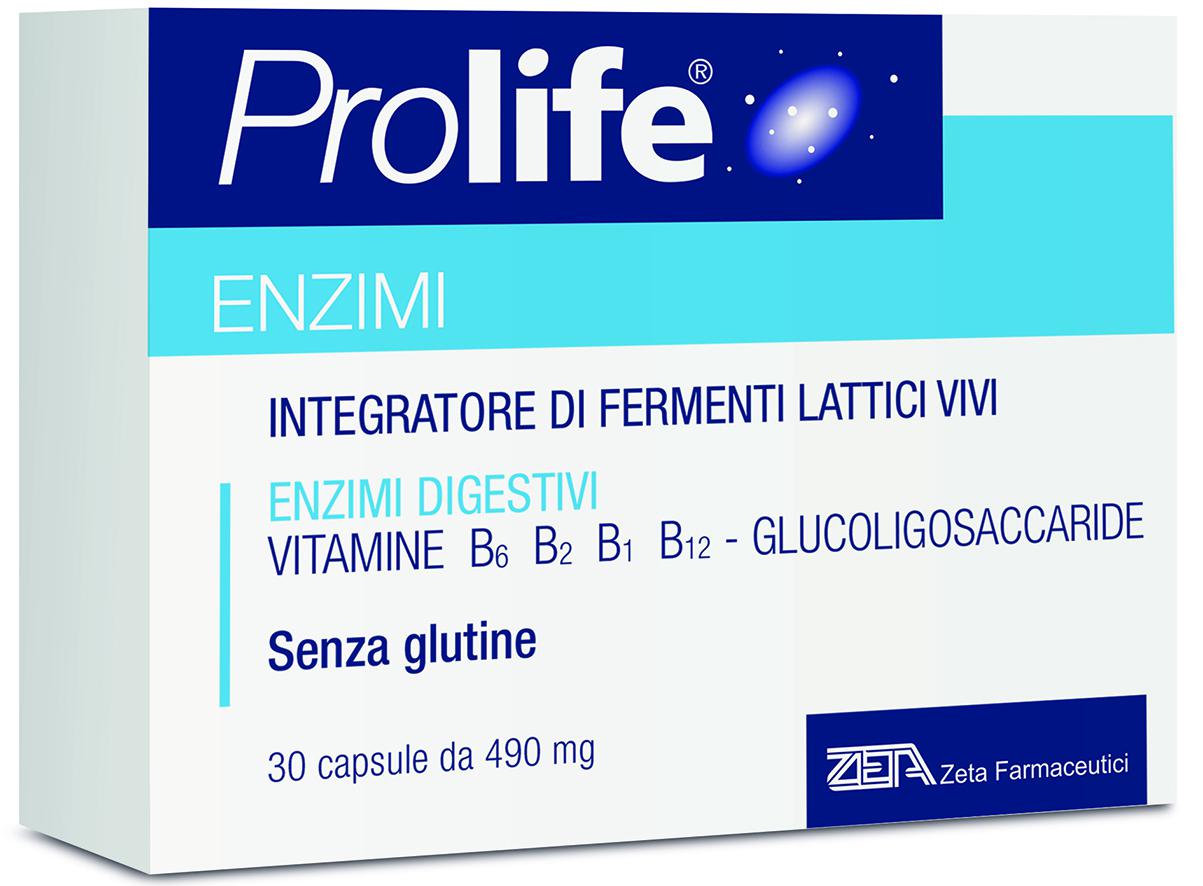 ProLife® Enzimi  30 capsule da 490 mg in blister