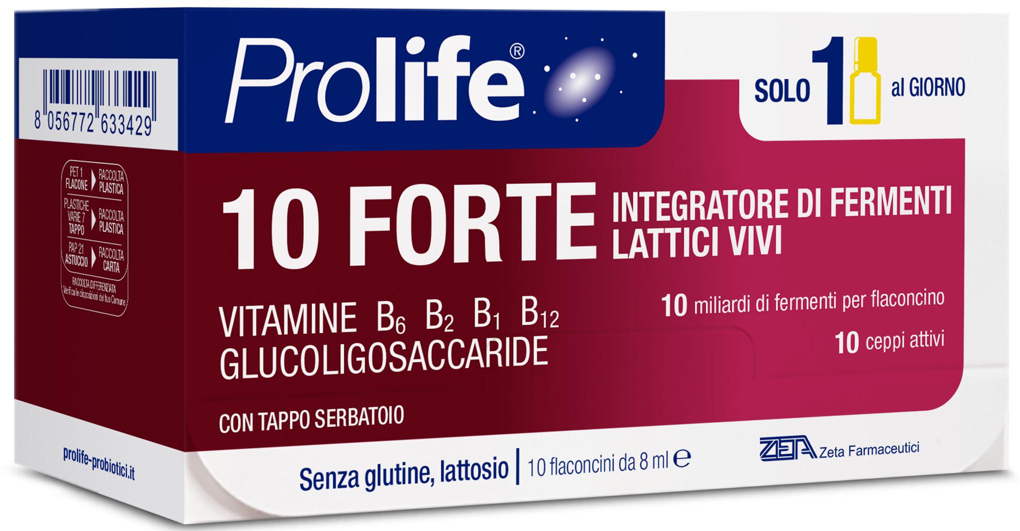 ProLife® FORTE 10  - 10 flaconcini da 10 ml con tappo serbatoio