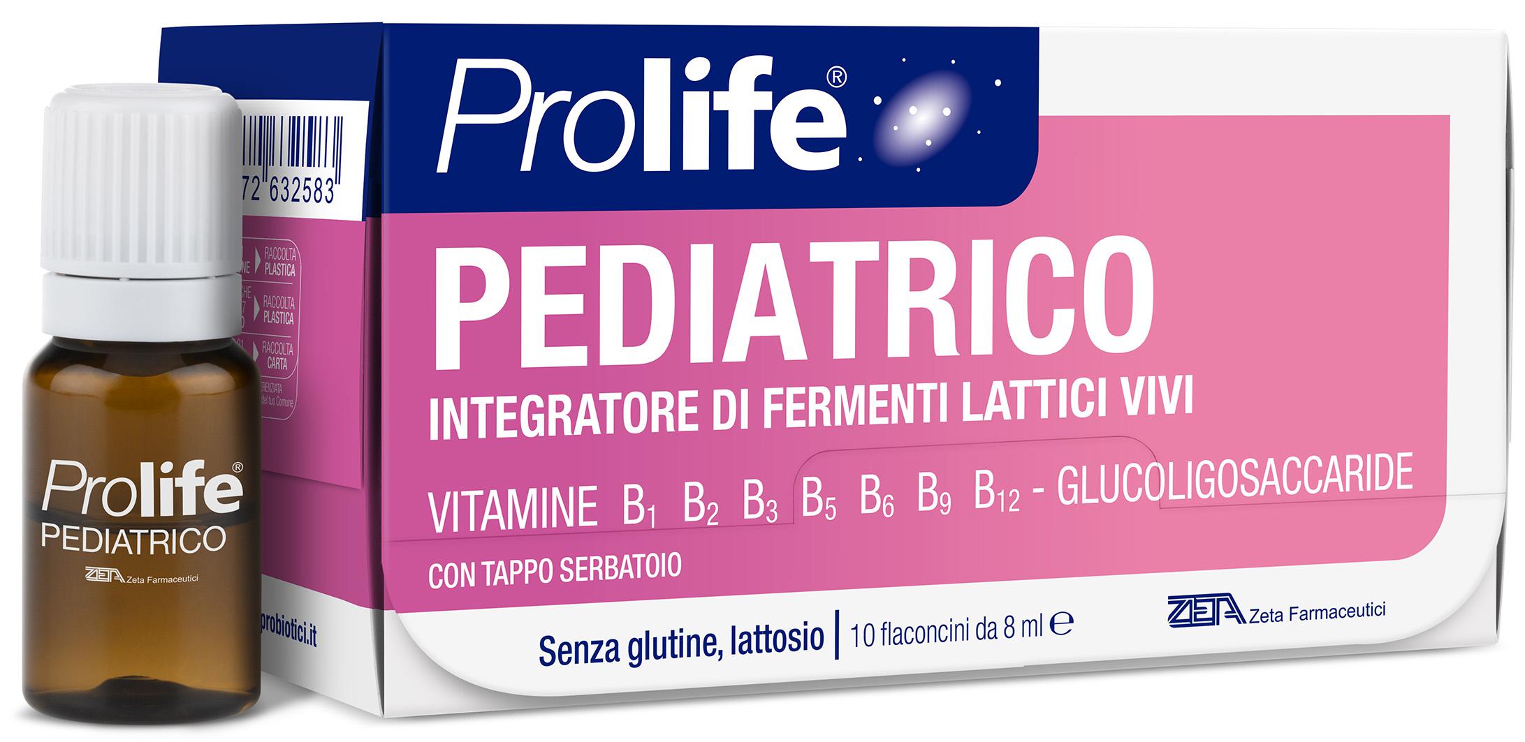 ProLife® Pediatrico - 10 flaconcini da 8 ml con tappo serbatoio
