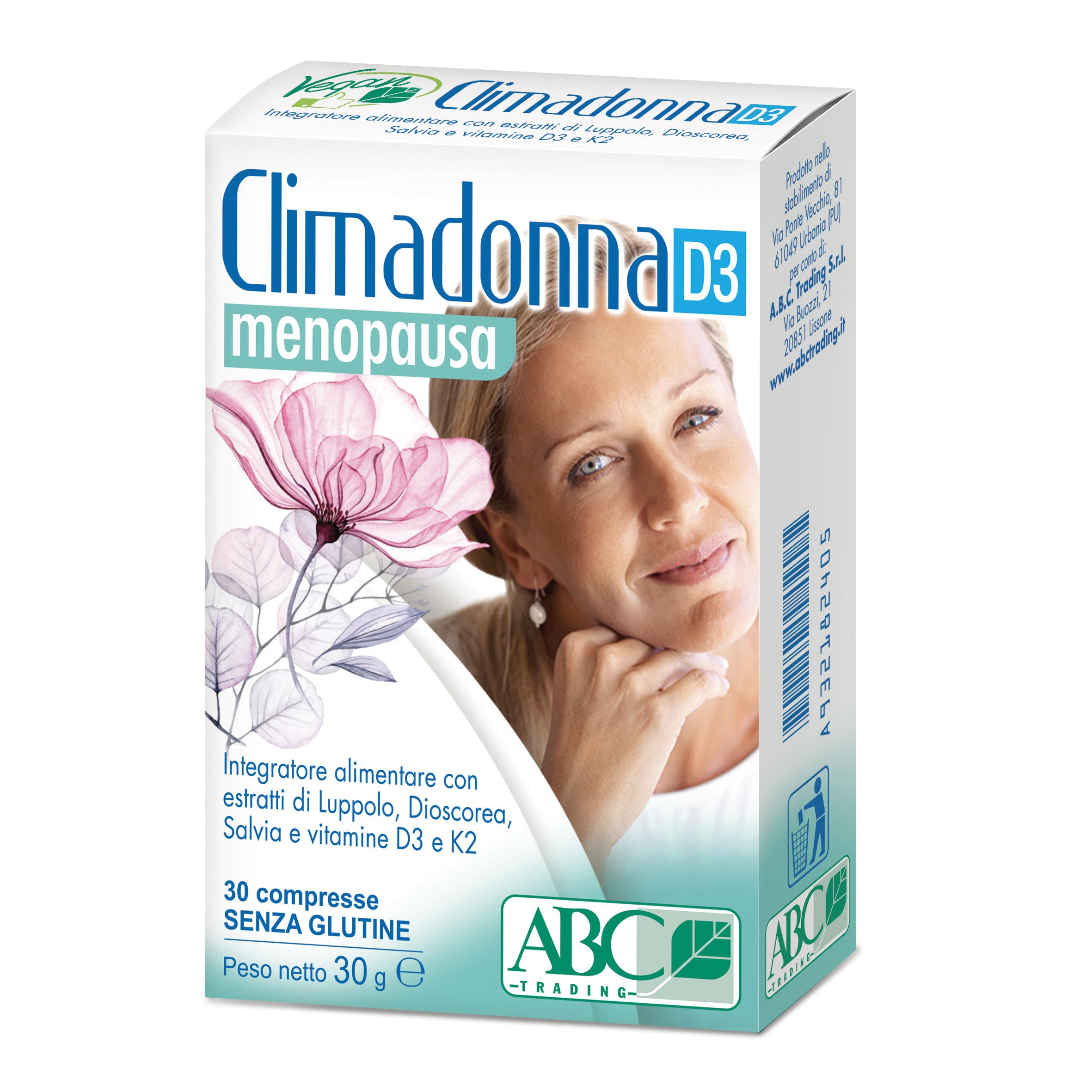 CLIMADONNA D3 menopausa 30 compresse