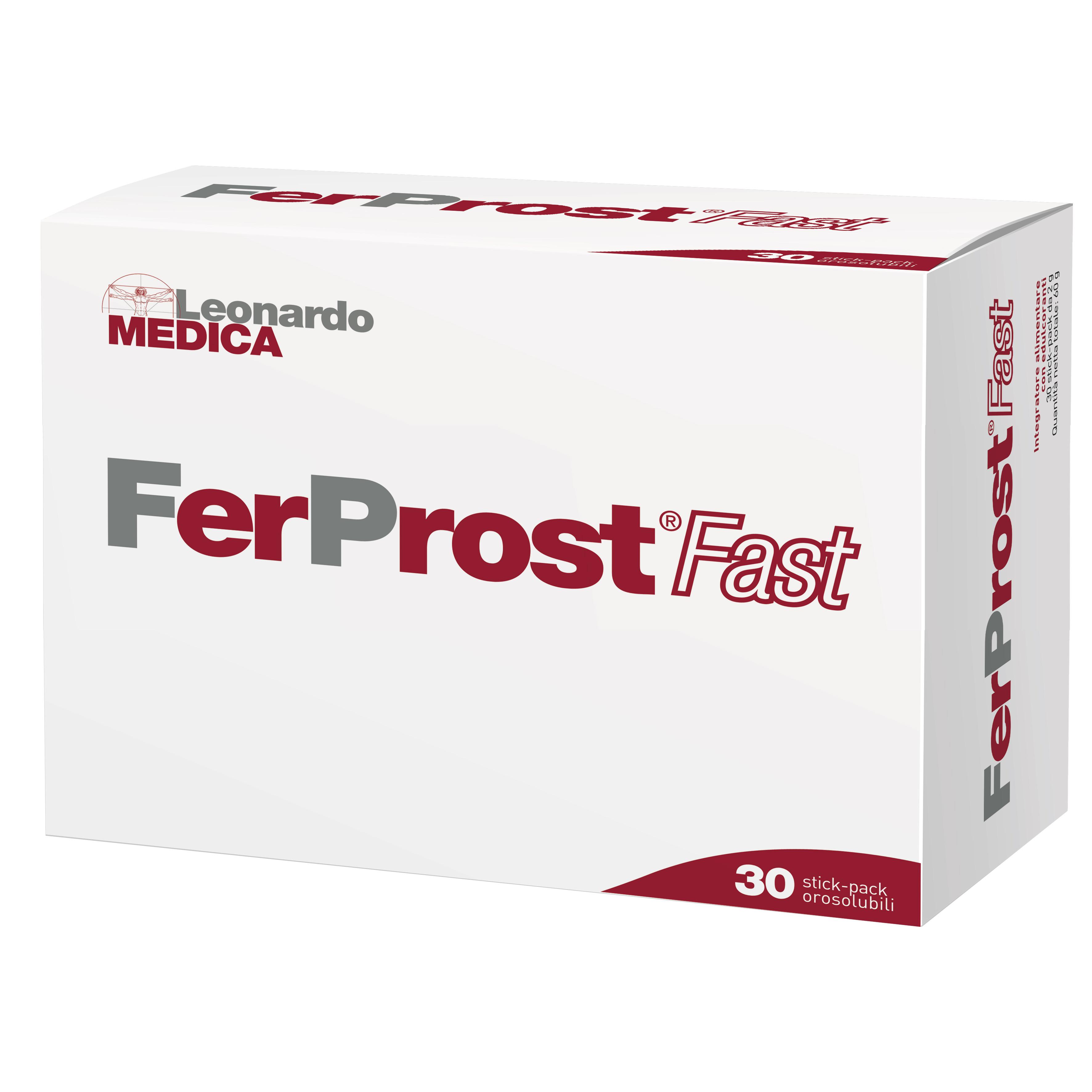 Ferprost Fast - 30 stick-pack orosolubili