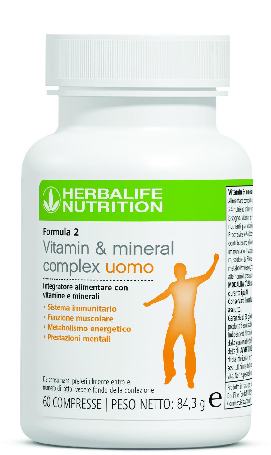 Formula 2 Vitamin & mineral complex uomo