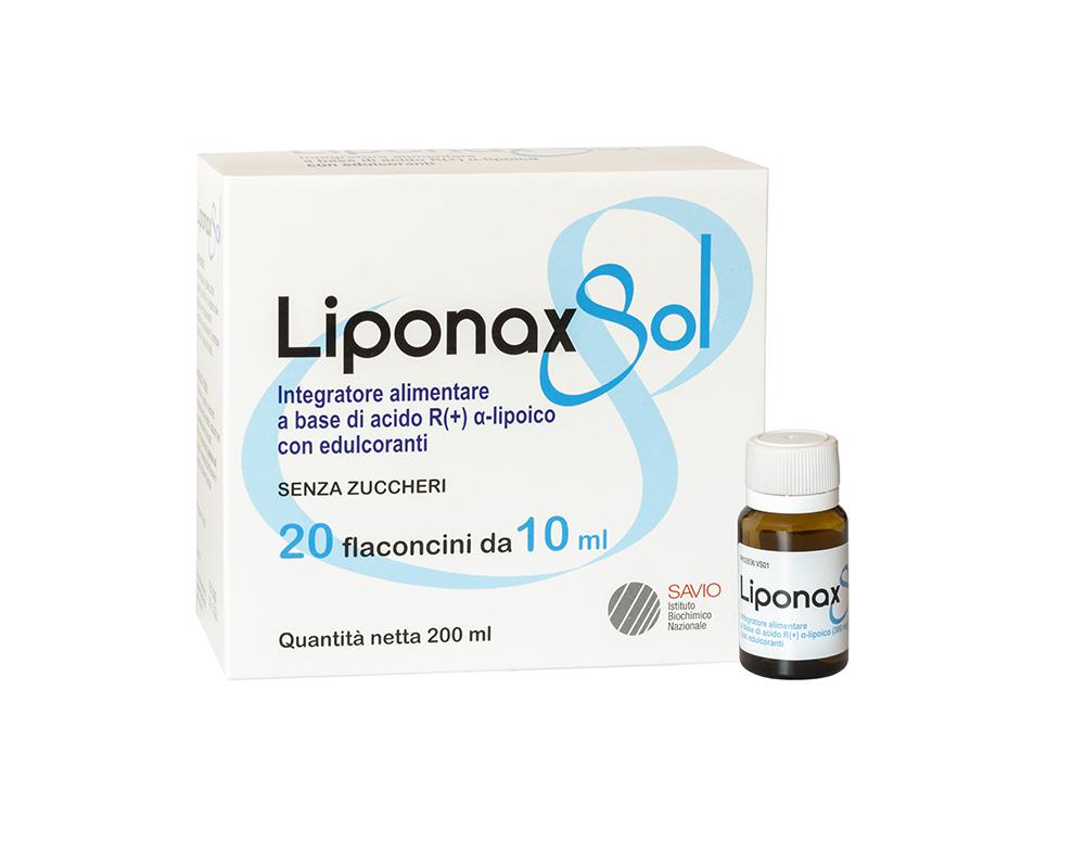 LIPONAXSOL _ Acido R(+) α-lipoico
