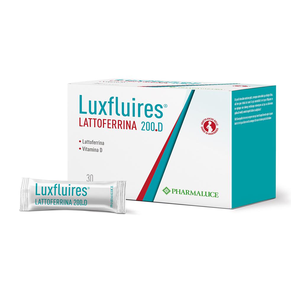 LUXFLUIRES® LATTOFERRINA 200.D Stick orosolubili