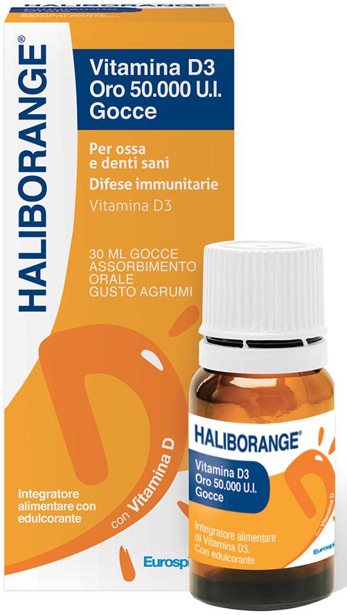 HALIBORANGE Vitamina D3 Oro 50.000 U.I. Gocce