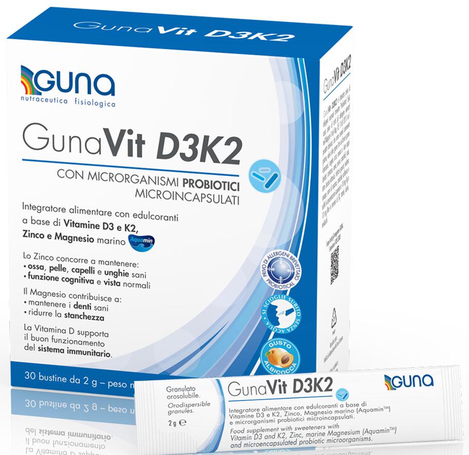 GUNAVIT D3K2 con Probiotici Microincapsulati