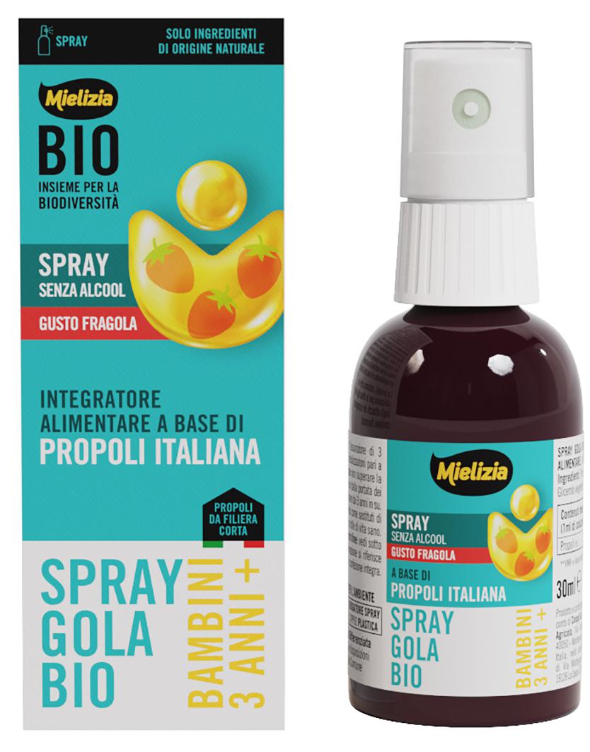 SPRAY GOLA BIO BAMBINI 3 ANNI + MIELIZIA BIO