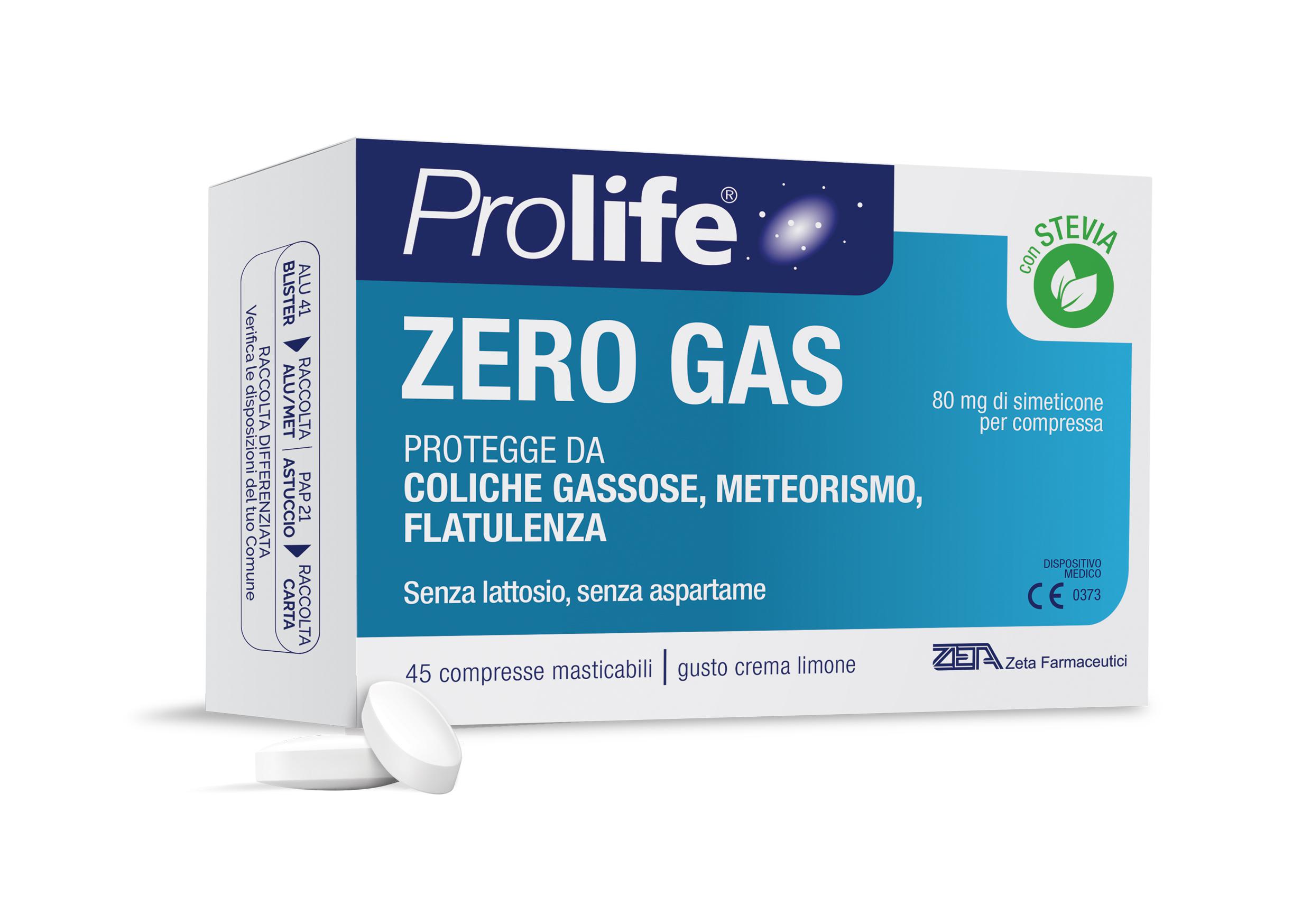 PRO LIFE® zero gas - compresse masticabili 