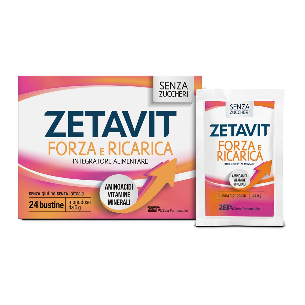 ZETAVIT FORZA E RICARICA -BUSTINE ( Gusto arancia )