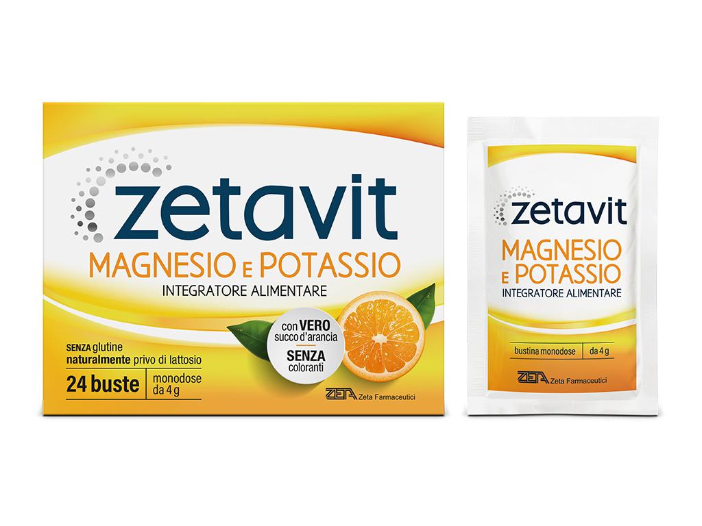 ZETAVIT - MAGNIESIO E POTASSIO - BUSTINE ( gusto arancia )