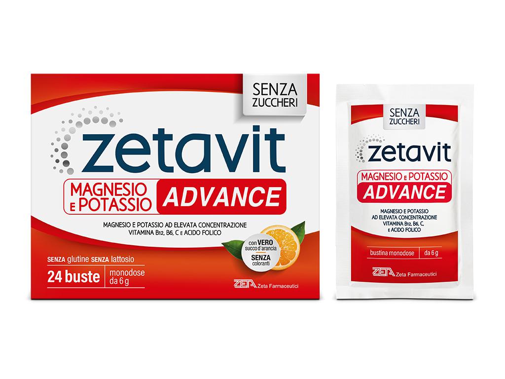 ZETAVIT- MAGNISESIO E POTASSIO- ADVANCE - ZENZA ZUCCHERI ( gusto arancia ) 
