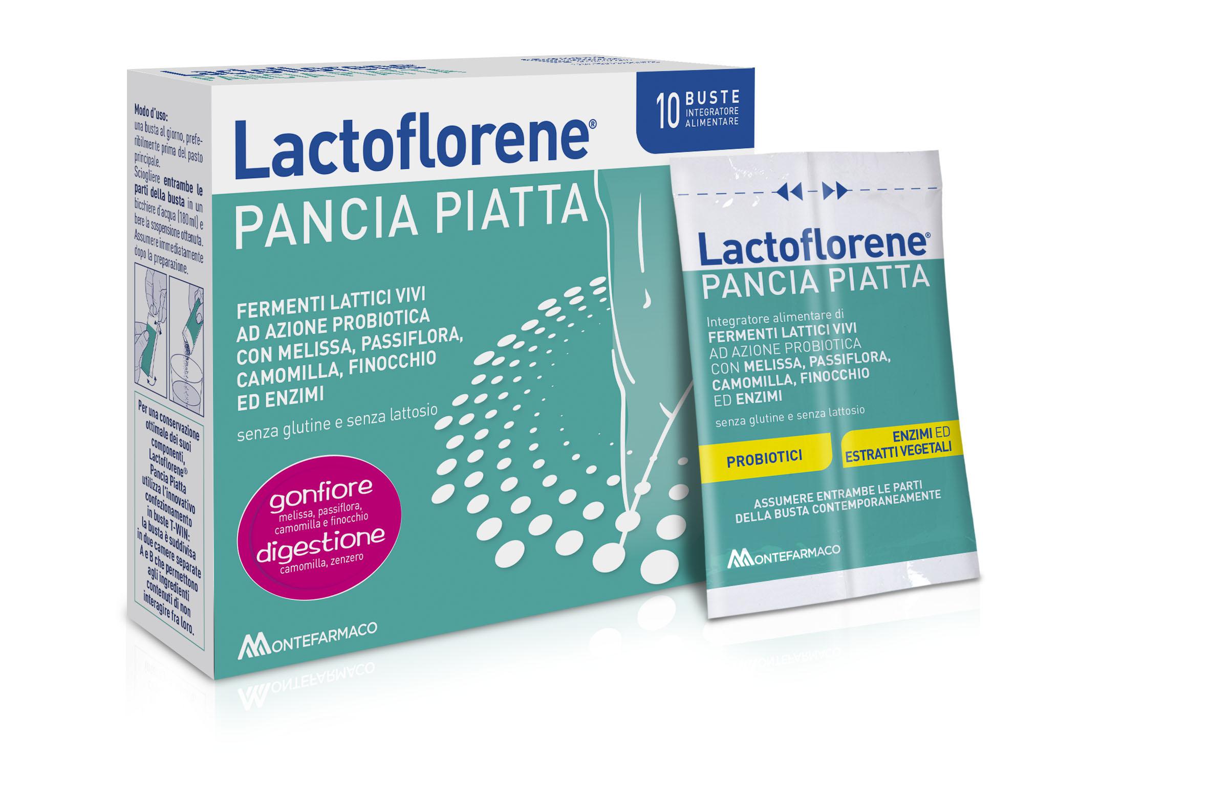 LACTOFLORENE PANCIA PIATTA 10/20 Buste T-Win